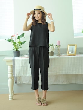 「NETSTAR（ネットスター）のアイテム」を使った、netstarさん（レディース・167cm）の夏コーディネート