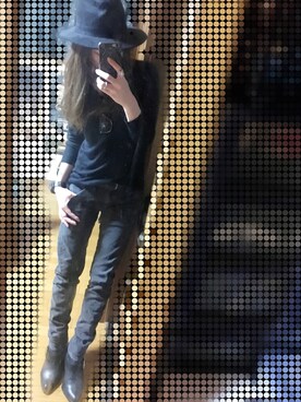 「MARCELO BURLON（マルセロ・バーロン）のアイテム（PC・スマホグッズ/家電）」を使った、925さん（レディース・154cm）の秋コーディネート