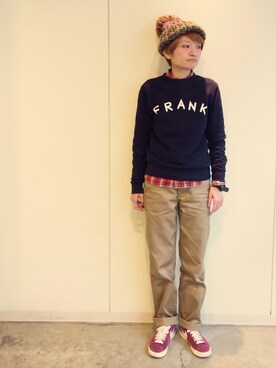 RENAさん（レディース・159cm）の冬コーディネート