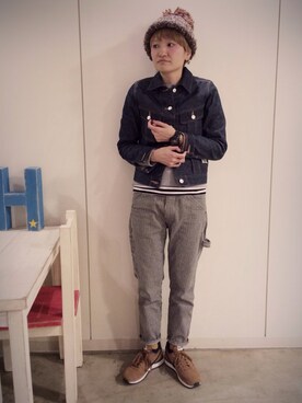 RENAさん（レディース・159cm）の冬コーディネート