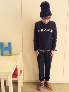 RENAさん（レディース・159cm）の冬コーディネート