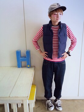 RENAさん（レディース・159cm）の冬コーディネート