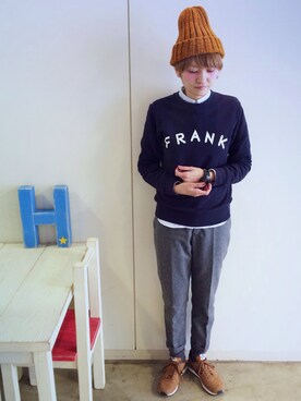 RENAさん（レディース・159cm）の冬コーディネート