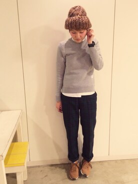 RENAさん（レディース・159cm）の冬コーディネート