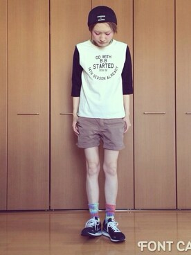 RENAさん(レディース・159cm)の夏コーディネート