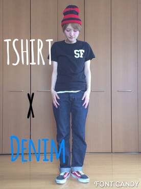 RENAさん（レディース・159cm）の夏コーディネート