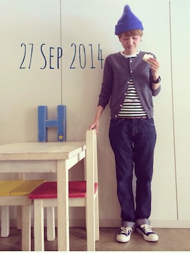 RENAさん（レディース・159cm）の秋コーディネート