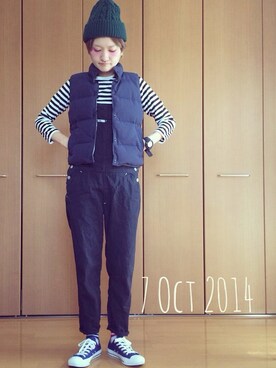 RENAさん（レディース・159cm）の秋コーディネート