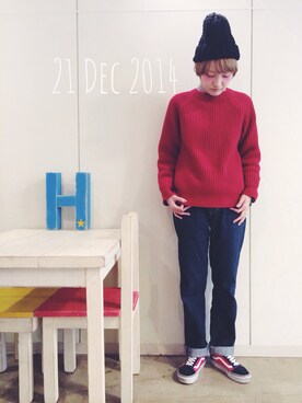 「override 」｜RENAさん（レディース・159cm）の冬コーディネート