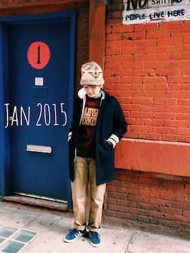 「override 」｜RENAさん（レディース・159cm）の冬コーディネート