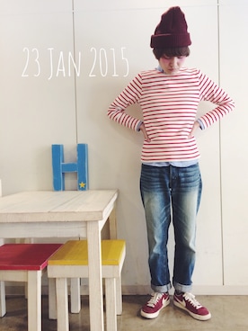 「override 」｜RENAさん（レディース・159cm）の冬コーディネート