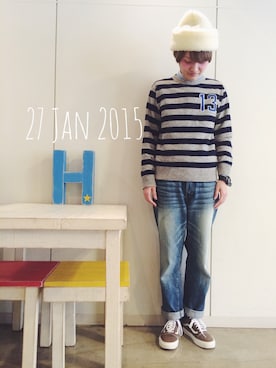 RENAさん（レディース・159cm）の冬コーディネート