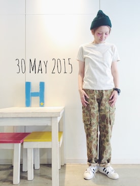 「override 」｜RENAさん（レディース・159cm）の夏コーディネート