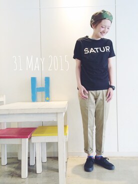 「override 」｜RENAさん（レディース・159cm）の夏コーディネート