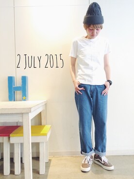 RENAさん（レディース・159cm）の夏コーディネート