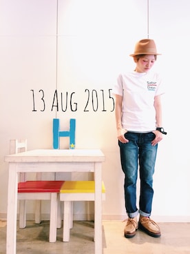 RENAさん（レディース・159cm）の夏コーディネート