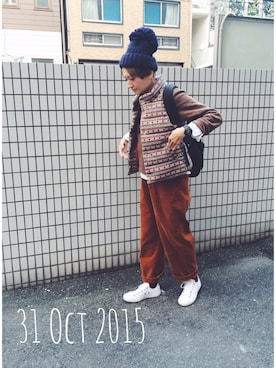 RENAさん（レディース・159cm）の秋コーディネート