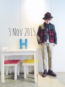 RENAさん（レディース・159cm）の秋コーディネート