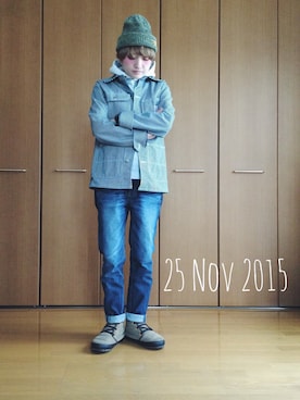 RENAさん（レディース・159cm）の冬コーディネート