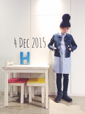 「override 」｜RENAさん（レディース・159cm）の冬コーディネート