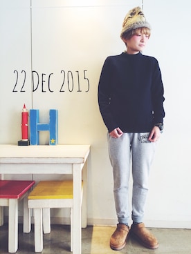 RENAさん(レディース・159cm)の冬コーディネート