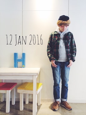 「override 」｜RENAさん（レディース・159cm）の冬コーディネート