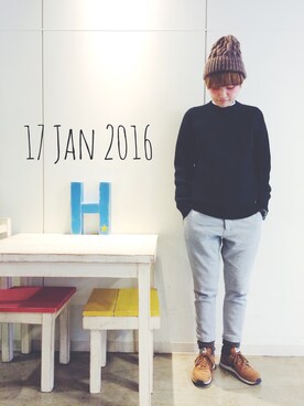 RENAさん(レディース・159cm)の冬コーディネート