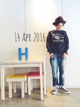 「override 」｜RENAさん（レディース・159cm）の春コーディネート