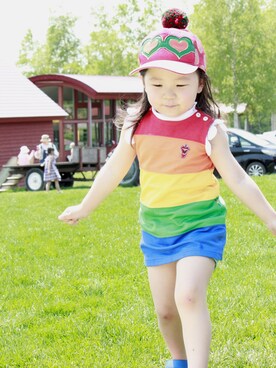 「BOOFOOWOO」｜kohaさん（キッズ・100cm）の春コーディネート