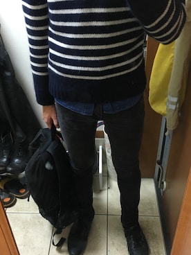 老師さん（メンズ・175cm）の秋コーディネート