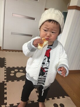 @.mioさん（キッズ・90cm）の春コーディネート