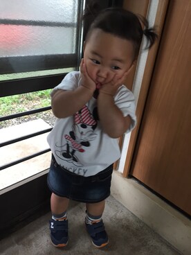 @.mioさん（キッズ・90cm）の夏コーディネート