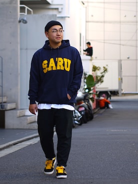 「santastic!」｜tatsuya satoさん（メンズ・170cm）の秋コーディネート