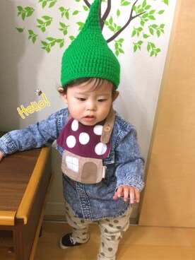 「スエット」｜Naru🌳さん（キッズ・70cm）の春コーディネート