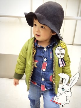 Naru🌳さん（キッズ・80cm）の春コーディネート