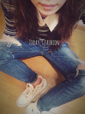 「Ungrid（アングリッド）のアイテム（ポロシャツ）」を使った、Non'sさん（レディース・153cm）の春コーディネート