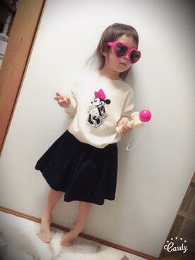 「UNIQLO（ユニクロ）のアイテム（ニット/セーター、ホワイト系）」を使った、Non'sさん（レディース・153cm）の秋コーディネート