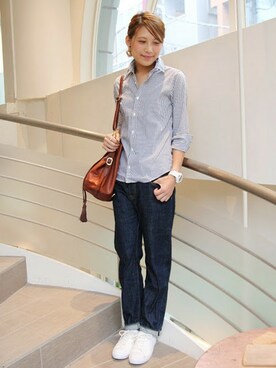 「relume」｜JOURNAL STANDARD relume 表参道店スタッフさん（レディース・169cm）の秋コーディネート