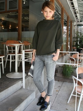 「タッセルシューズ」｜JOURNAL STANDARD relume 表参道店スタッフさん（レディース・169cm）の秋コーディネート