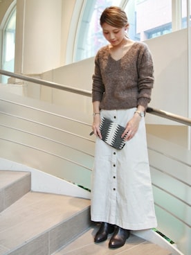 JOURNAL STANDARD relume 表参道店スタッフさん（レディース・169cm）の秋コーディネート