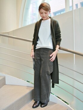 「Lilimill（リリミル）のアイテム」を使った、JOURNAL STANDARD relume 表参道店スタッフさん（レディース・169cm）の秋コーディネート