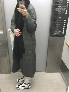 「アーミー」｜「アイテム（ミリタリージャケット）」を使った、NKCさん（レディース・158cm）の秋コーディネート
