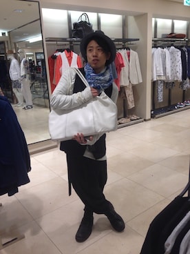 「ISAMU KATAYAMA BACKLASH（イサムカタヤマバックラッシュ）のアイテム（Tシャツ/カットソー）」を使った、HIRO HOJYOさん（メンズ・162cm）の春コーディネート