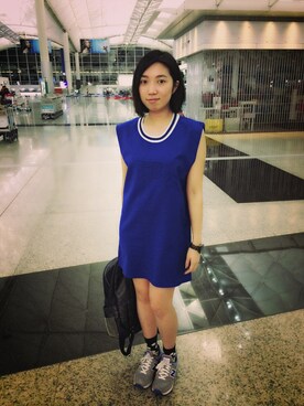 「travel」｜「アイテム（ソックス/靴下）」を使った、니콜さん（レディース・160cm）の秋コーディネート