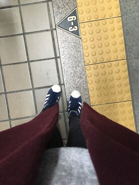 「Jack Willsのアイテム（トップス）」を使った、니콜さん（レディース・160cm）の冬コーディネート