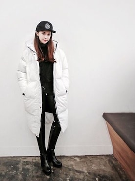 「LOVE」｜「アイテム（その他）」を使った、🦄Ninibaby さん（レディース・160cm）の冬コーディネート