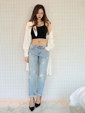 「LOVE」｜「アイテム（その他）」を使った、🦄Ninibaby さん（レディース・160cm）の冬コーディネート
