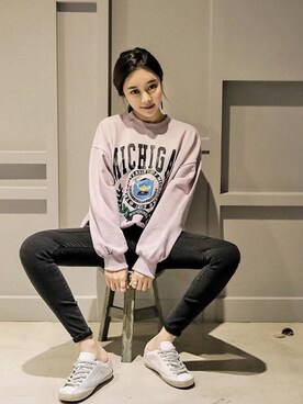 「LOVE」｜「アイテム（その他）」を使った、🦄Ninibaby さん（レディース・160cm）の春コーディネート