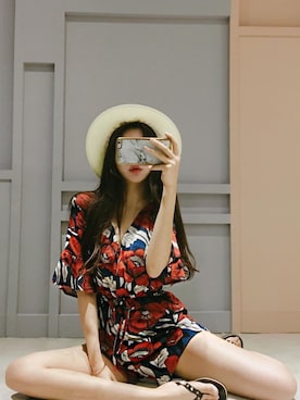 「N（エヌ）のアイテム（その他）」を使った、🦄Ninibaby さん（レディース・160cm）の夏コーディネート