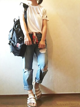 chisaki.さん（レディース・160cm）の夏コーディネート